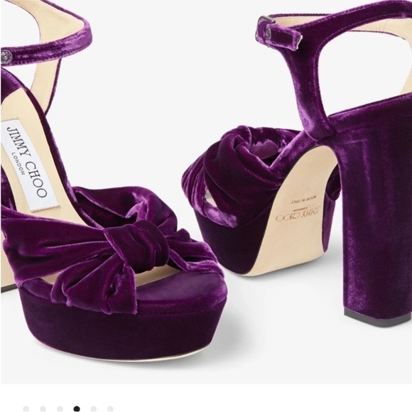 Jimmy Choo Heloise 120 Platform Heels - Picture 5 of 14